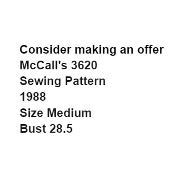 Vtg McCalls 3620 Top Skirt Short Pant Pattern Medium Girl Variations Cropped - Picture 3 of 6